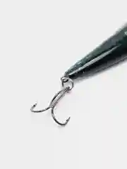 Тёмно-зелёный воблер минноу "Судак" / 16 расцветок / 11 cm / 13.7 g / Разловлен
