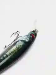 Тёмно-зелёный воблер минноу "Судак" / 16 расцветок / 11 cm / 13.7 g / Разловлен