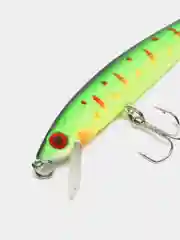 Зеленый воблер Minnow "Уклейка" / 6 расцветок / 11 см / 9.2 г / Амнимация уклейки