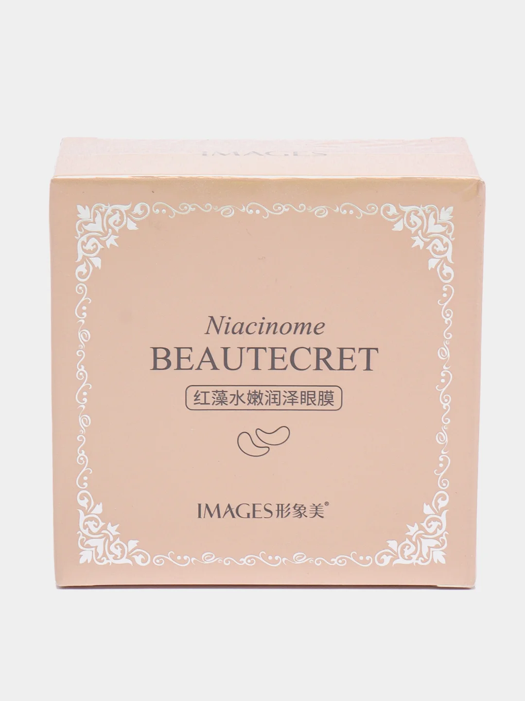 Розовый гидрогелевые патчи для глаз Beautecret Niacinome, 60 штук, 2 вида
