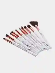 Белый кисти для макияжа, набор из 10 штук