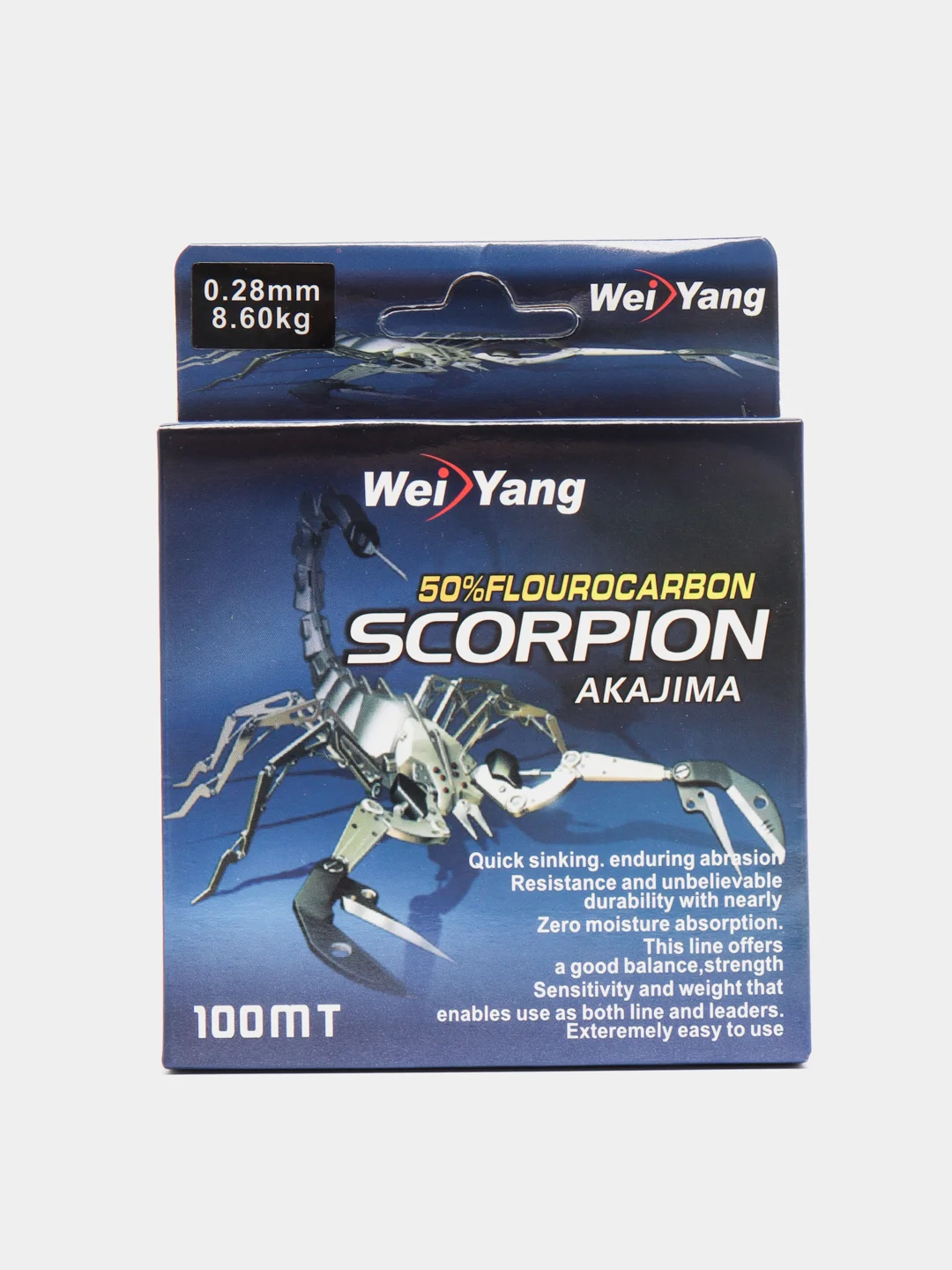 Леска рыболовная Scorpion flourocarbon, 100 м