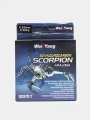 Леска рыболовная Scorpion flourocarbon, 100 м