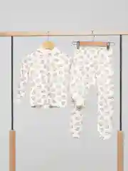 Кремовый комплект нательный детский (ясельный) утепленный для мальчиков и девочек