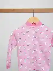 Розовый комплект нательный детский (ясельный) утепленный для мальчиков и девочек