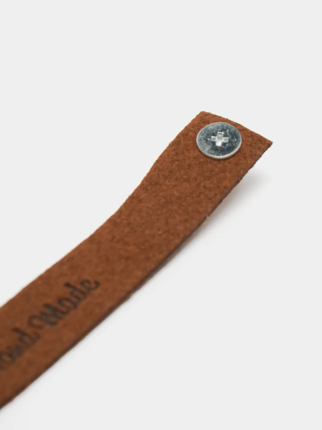 Коричневый нашивка Hand Made, 2 шт