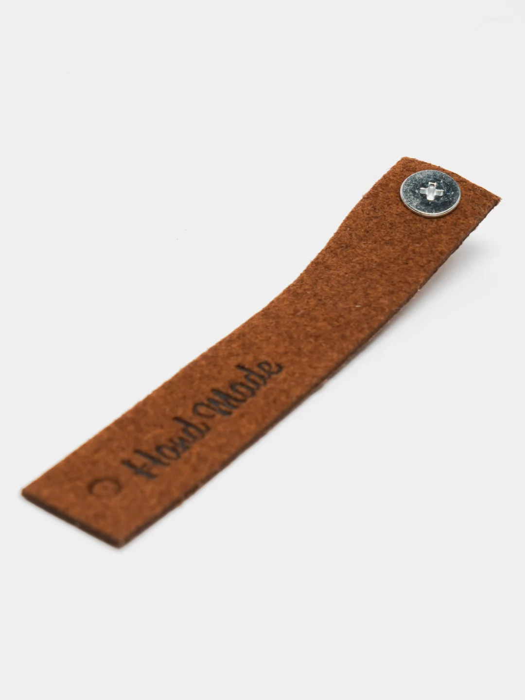 Коричневый нашивка Hand Made, 2 шт