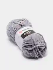 Серый меланж пряжа Плюшевая YarnArt Dolce 100% Микрополиэстер 100г 120м (Велюровая ЯрнАрт Долче)