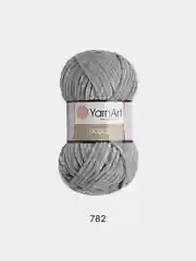 Серый меланж пряжа Плюшевая YarnArt Dolce 100% Микрополиэстер 100г 120м (Велюровая ЯрнАрт Долче)