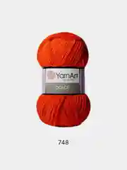 Красный пряжа Плюшевая YarnArt Dolce 100% Микрополиэстер 100г 120м (Велюровая ЯрнАрт Долче)