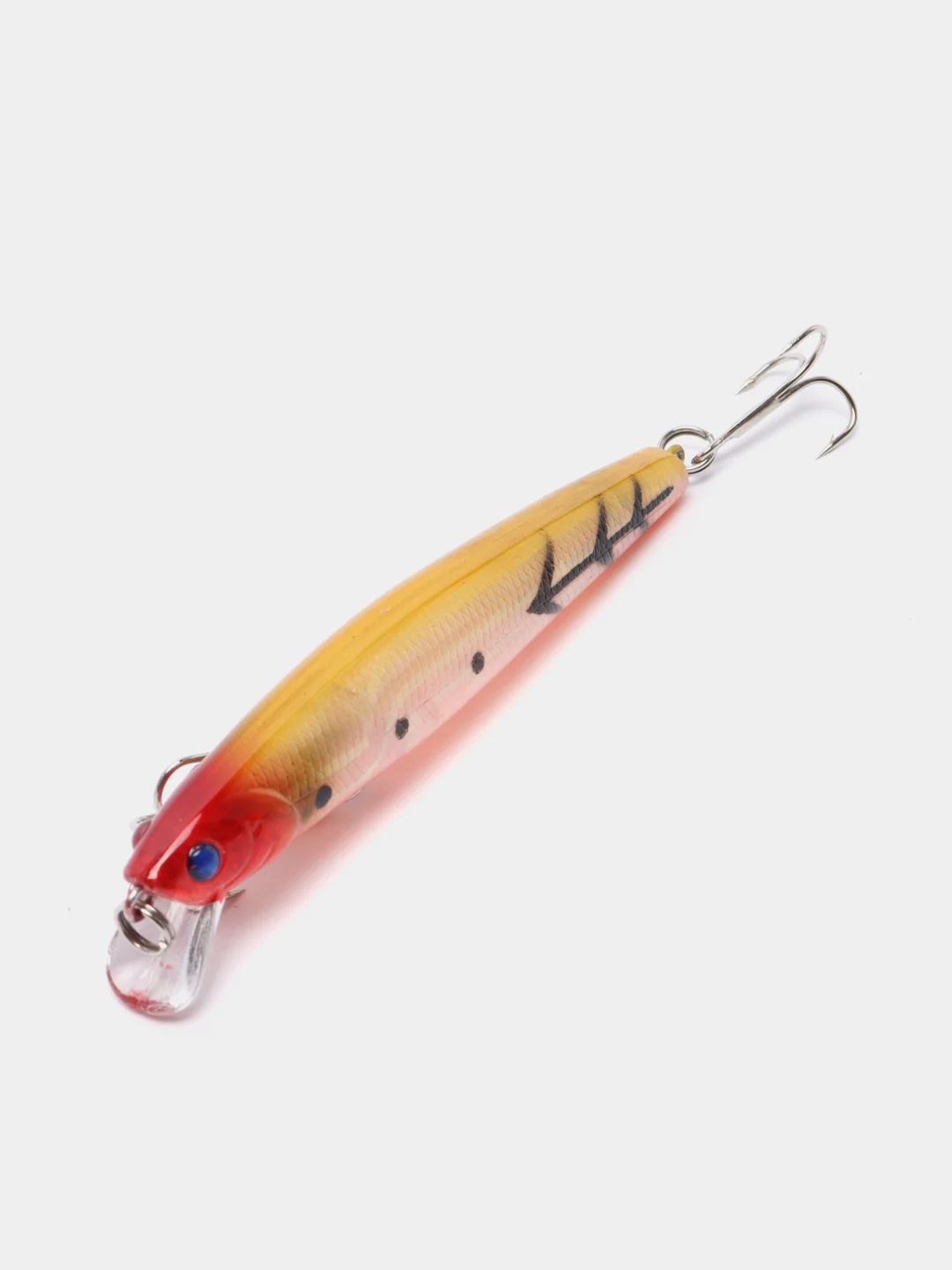 Красный воблер Минноу, "Жерех" / 6 color / 9.6cm / 9.8g / Имитирует оглшенную рыбку / Разловлен