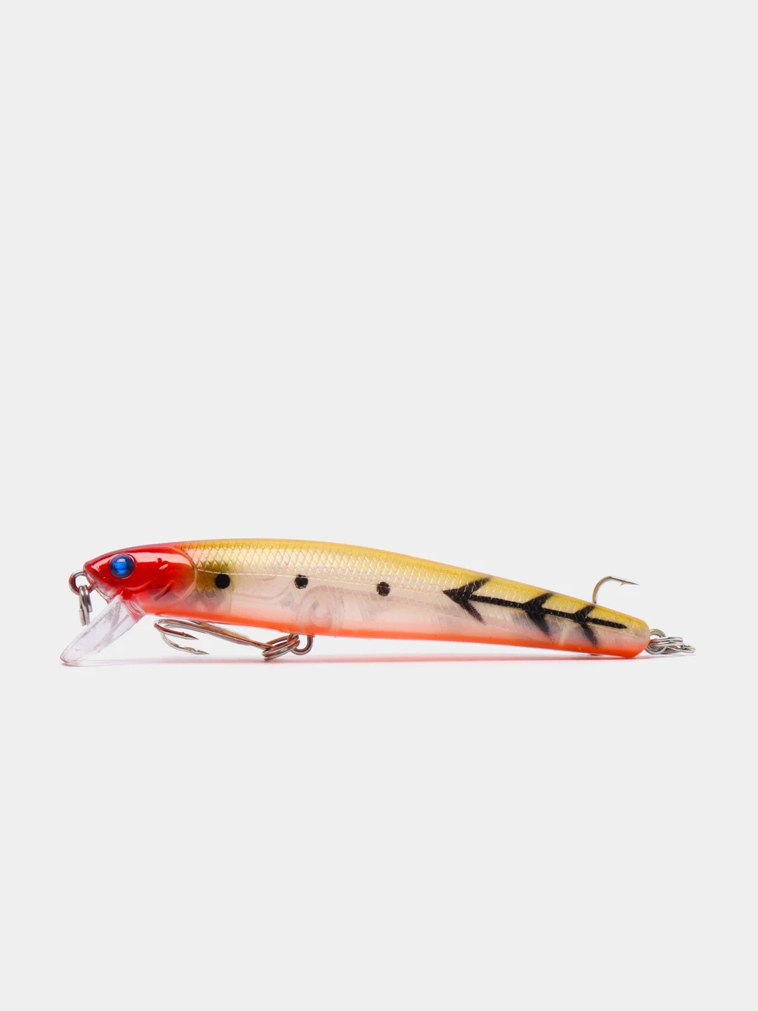 Красный воблер Минноу, "Жерех" / 6 color / 9.6cm / 9.8g / Имитирует оглшенную рыбку / Разловлен