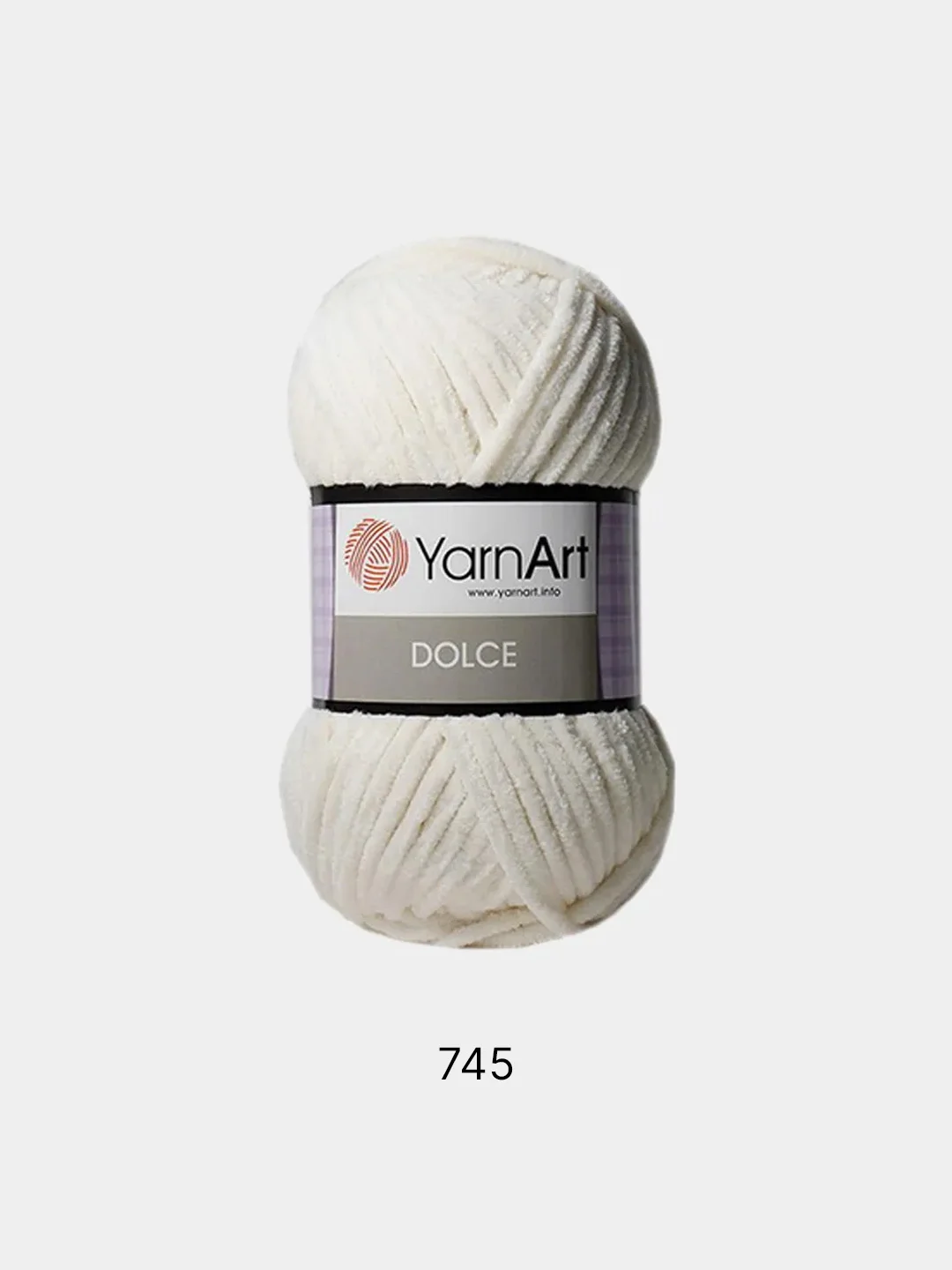 Прозрачный пряжа Плюшевая YarnArt Dolce 100% Микрополиэстер 100г 120м (Велюровая ЯрнАрт Долче)