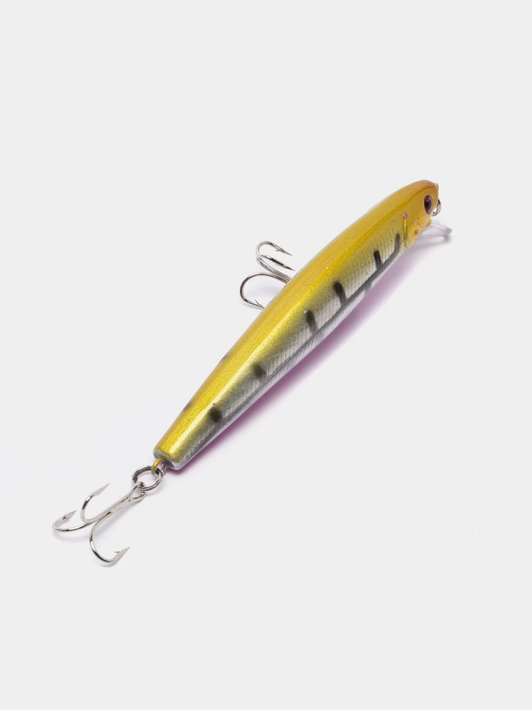 Золотой воблер Минноу, "Жерех" / 6 color / 9.6cm / 9.8g / Имитирует оглшенную рыбку / Разловлен