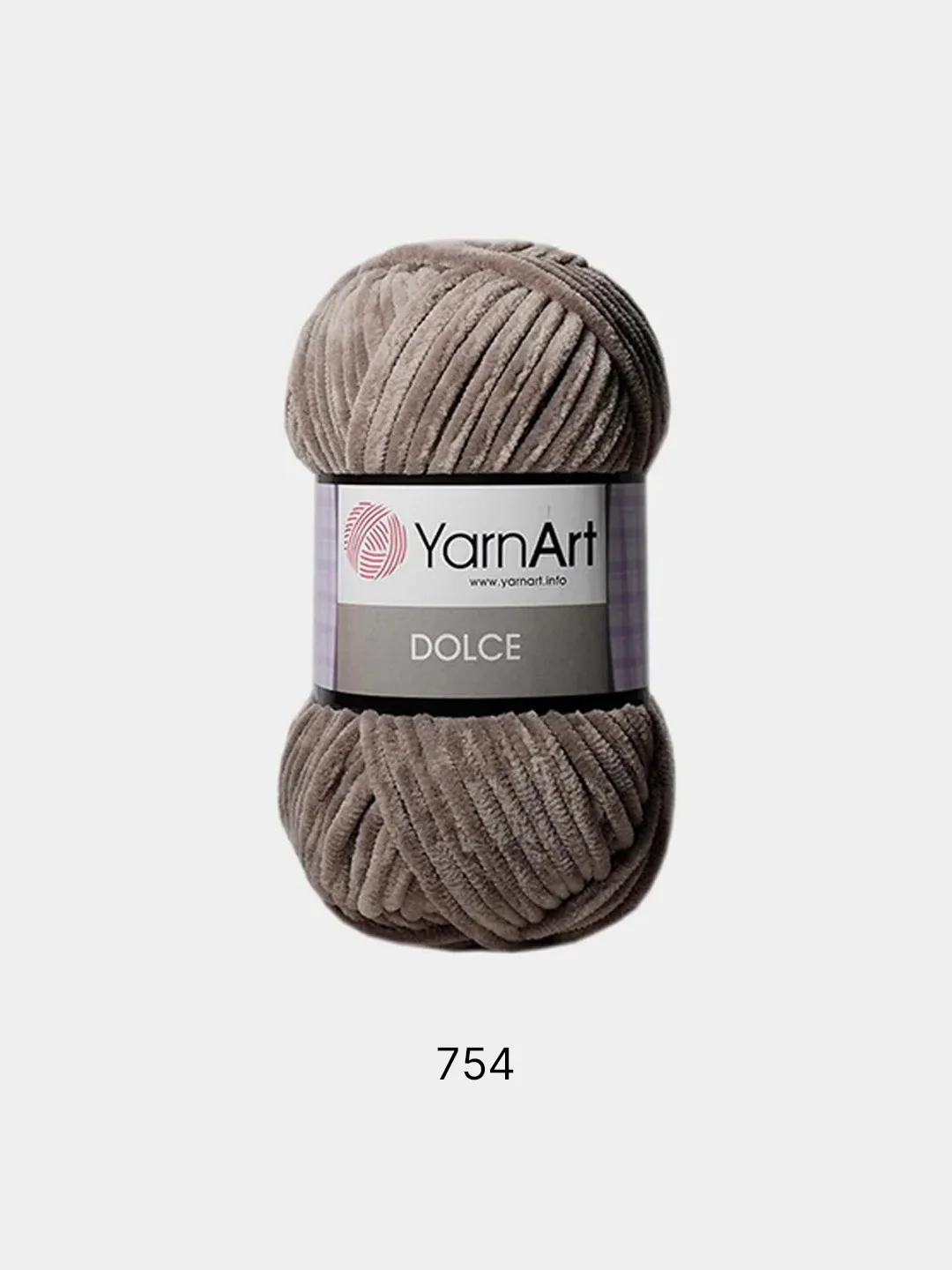 Бежевый меланж пряжа Плюшевая YarnArt Dolce 100% Микрополиэстер 100г 120м (Велюровая ЯрнАрт Долче)