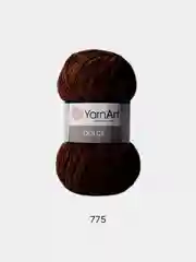 Коричневый пряжа Плюшевая YarnArt Dolce 100% Микрополиэстер 100г 120м (Велюровая ЯрнАрт Долче)