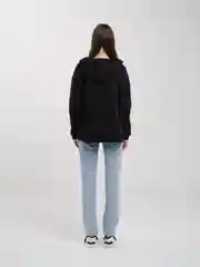 Белый толстовка с капюшоном