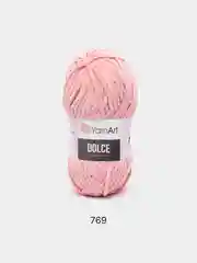 Прозрачный пряжа Плюшевая YarnArt Dolce 100% Микрополиэстер 100г 120м (Велюровая ЯрнАрт Долче)
