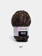 Светло-коричневый пряжа Плюшевая YarnArt Dolce 100% Микрополиэстер 100г 120м (Велюровая ЯрнАрт Долче)
