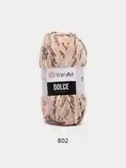 Светло-бежевый пряжа Плюшевая YarnArt Dolce 100% Микрополиэстер 100г 120м (Велюровая ЯрнАрт Долче)
