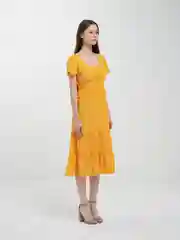 Желтый платье легкое женское летнее