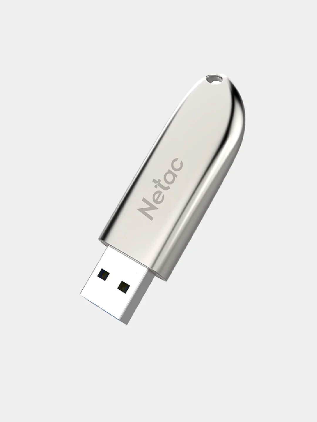 Серебряный флеш-накопитель Netac U352, USB 2.0, 8/16/32/64/128Gb