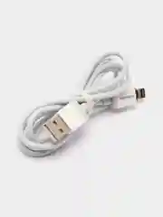 Белый кабель lightning и коннектор Borofone BX57 для зарядки, магнитный, 1 м