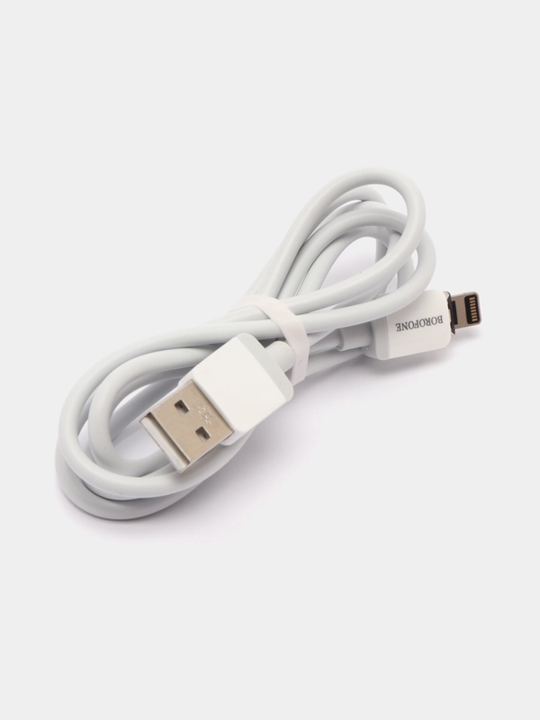 Кабель lightning и коннектор Borofone BX57 для зарядки, магнитный, 1 м