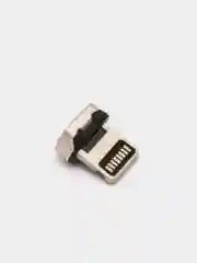 Белый кабель lightning и коннектор Borofone BX57 для зарядки, магнитный, 1 м