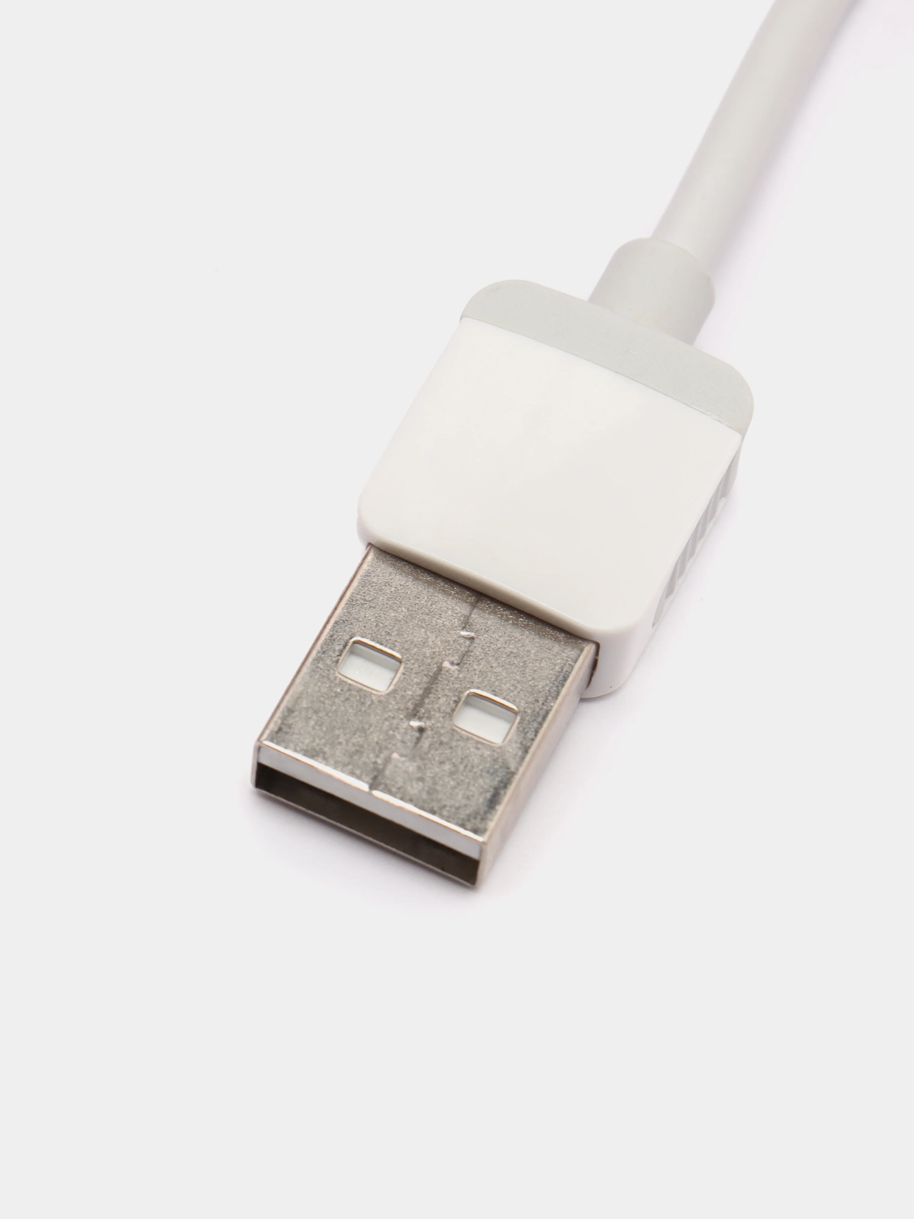 Белый кабель lightning и коннектор Borofone BX57 для зарядки, магнитный, 1 м