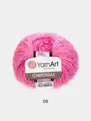 Розовый пряжа YarnArt Christmas 100% Полиамид 50г 142м