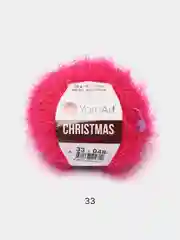 Тёмно-розовый пряжа YarnArt Christmas 100% Полиамид 50г 142м