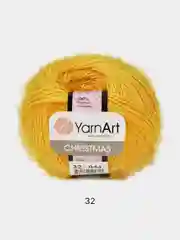 Желтый пряжа YarnArt Christmas 100% Полиамид 50г 142м