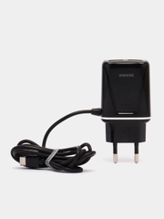 Сетевое зарядное устройство BOROFONE BA50A, ккабель Type-C, 2 USB, 2.1 A