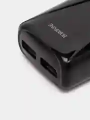 Черный сетевое зарядное устройство BOROFONE BA50A, ккабель Type-C, 2 USB, 2.1 A