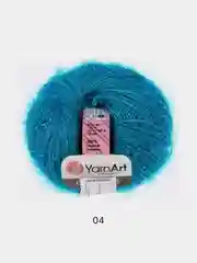 Бирюзовый пряжа YarnArt Christmas 100% Полиамид 50г 142м