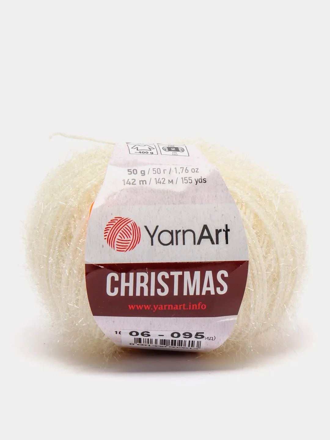 Прозрачный пряжа YarnArt Christmas 100% Полиамид 50г 142м