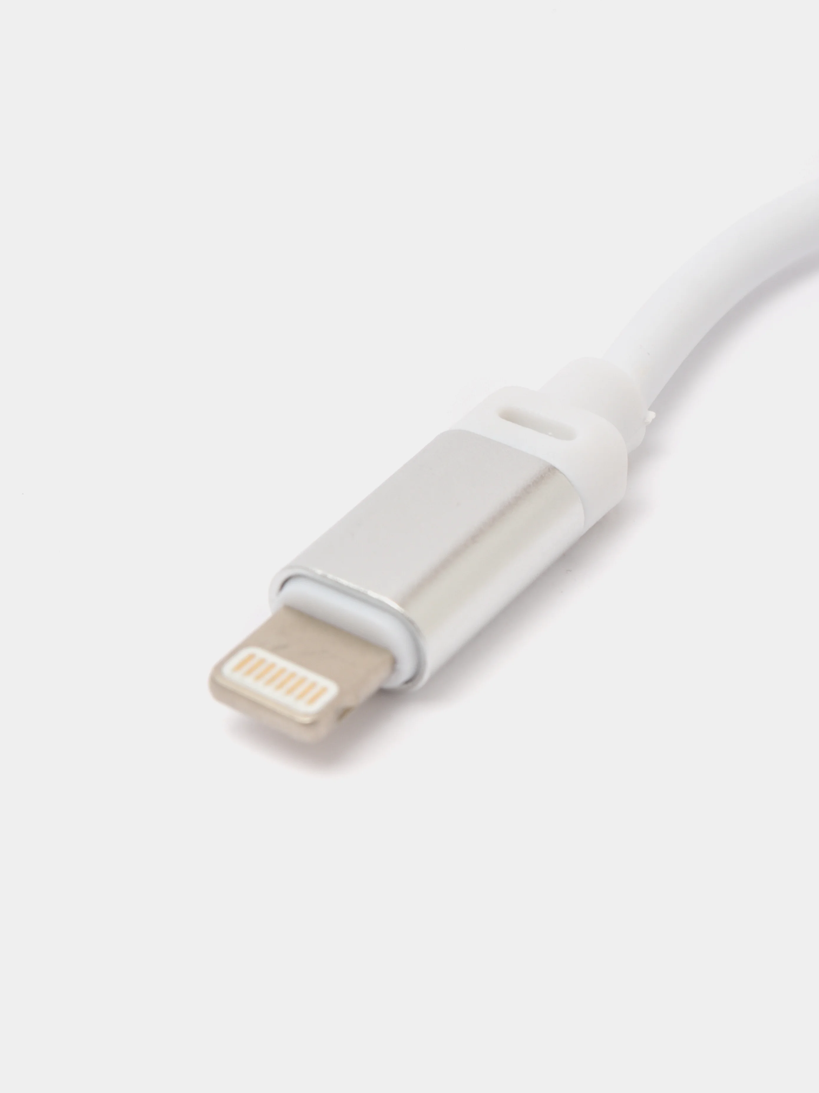 Белый сетевое зарядное устройство HOCO C82A + кабель Type-C/Lightning, 2 USB, 1 м, 2.4A