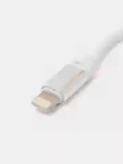 Белый сетевое зарядное устройство HOCO C82A + кабель Type-C/Lightning, 2 USB, 1 м, 2.4A