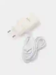 Белый сетевое зарядное устройство HOCO C82A + кабель Type-C/Lightning, 2 USB, 1 м, 2.4A
