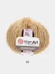 Бежевый пряжа YarnArt Christmas 100% Полиамид 50г 142м