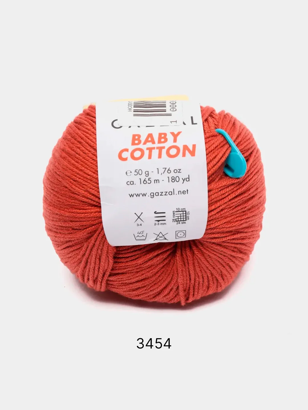 Золотой пряжа Gazzal Baby Cotton 40% акрил 60% хлопок 50 г 165 м