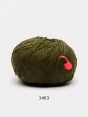 Приглушённый хаки пряжа Gazzal Baby Cotton 40% акрил 60% хлопок 50 г 165 м