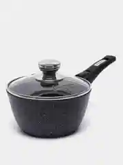 Кастрюля Мечта, ковш тяжелый 1,7л, усиленное покрытие Granit blac, съемная ручка,