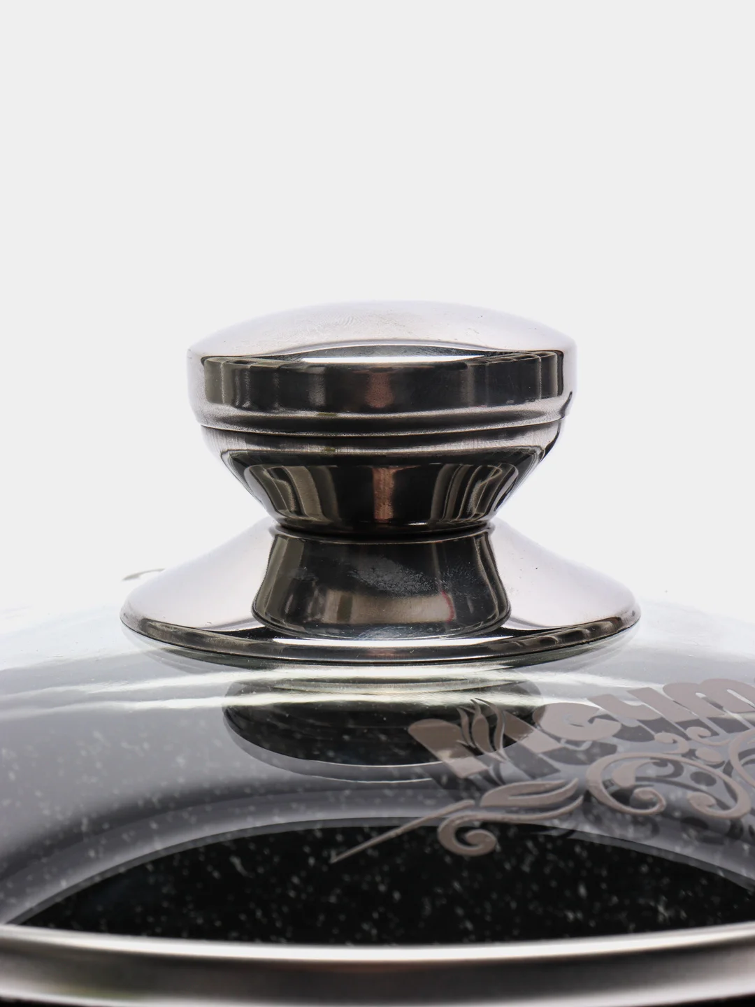 Кастрюля Мечта, ковш тяжелый 1,7л, усиленное покрытие Granit blac, съемная ручка,