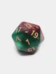 Бордовый дайсы-кубики "Галактика" для Dungeons and Dragons (ДнД), 7 штук