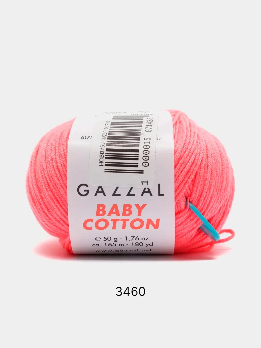 Багровый пряжа Gazzal Baby Cotton 40% акрил 60% хлопок 50 г 165 м