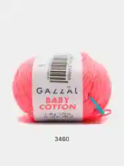 Багровый пряжа Gazzal Baby Cotton 40% акрил 60% хлопок 50 г 165 м