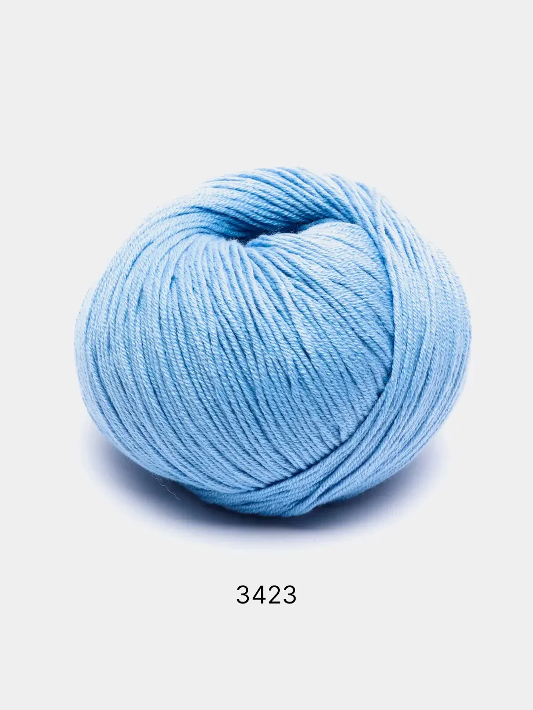 Небесно-голубой пряжа Gazzal Baby Cotton 40% акрил 60% хлопок 50 г 165 м