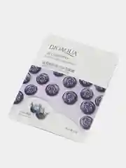 Небесно-голубой тканевая маска для лица с витаминами